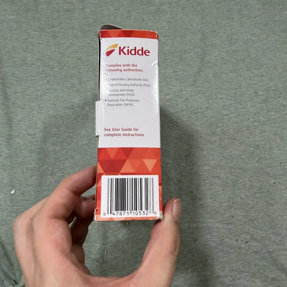 Kidde Firex Smoke Alarm 9V Battery Operated i9070 Front Battery Door